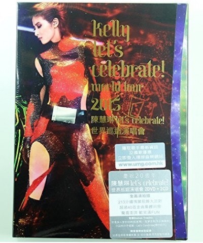 Kelly Chen KELLY LET'S CELEBRATE! WORLD TOUR 2015 DVD $9.67 Videos