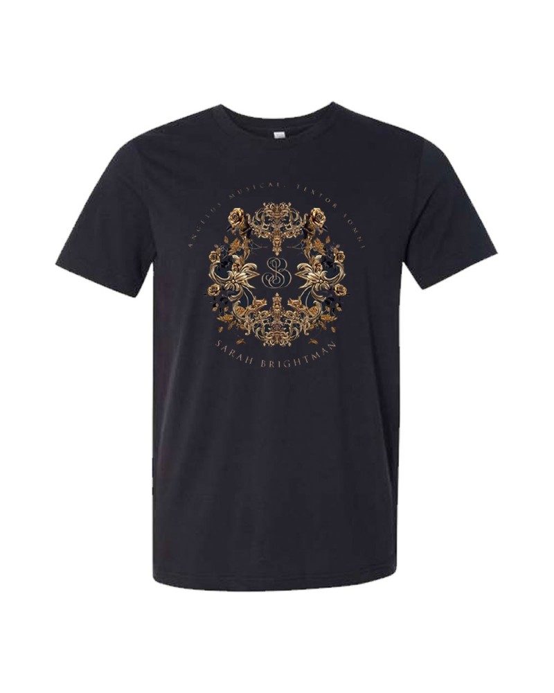 Sarah Brightman SB Circle Monogram Vintage Black Tee $4.91 Shirts