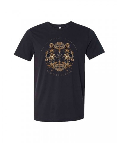 Sarah Brightman SB Circle Monogram Vintage Black Tee $4.91 Shirts