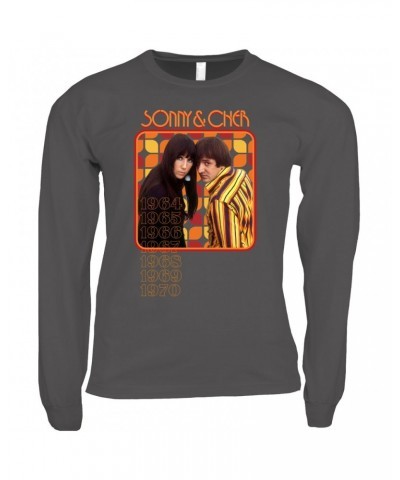 Sonny & Cher Long Sleeve Shirt | Retro 1964-1970 Image Shirt $10.31 Shirts