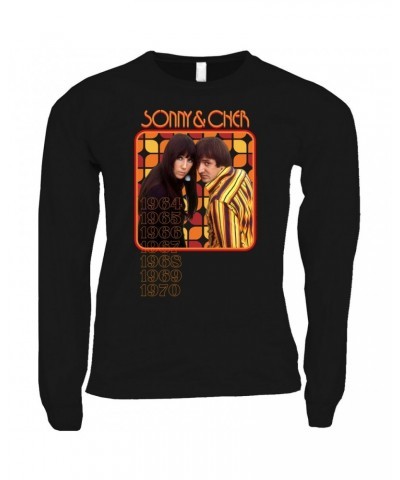 Sonny & Cher Long Sleeve Shirt | Retro 1964-1970 Image Shirt $10.31 Shirts