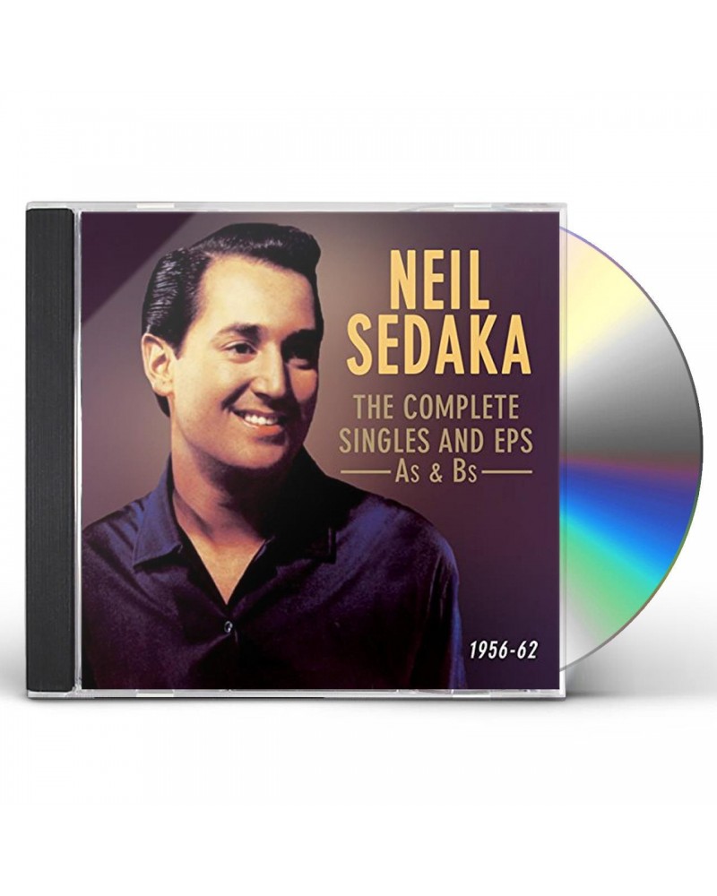 Neil Sedaka COMPLETE US SINGLES & EPS AS & BS 1956-62 CD $7.60 CD