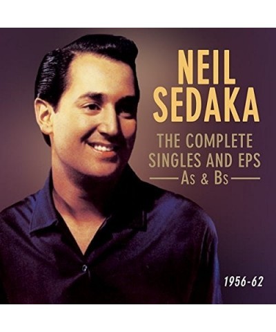 Neil Sedaka COMPLETE US SINGLES & EPS AS & BS 1956-62 CD $7.60 CD