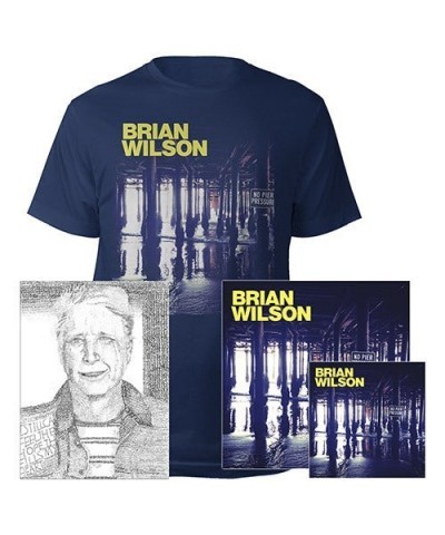 Brian Wilson Hand Signed! No Pier Pressure Deluxe CD 2 LP Vinyl Lithograph Tee & Digital Album $5.65 Vinyl