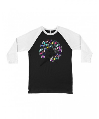 Music Life 3/4 Sleeve Baseball Tee | The Soul Of Vinyl Shirt $8.63 Shirts