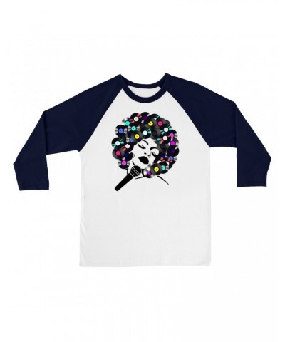 Music Life 3/4 Sleeve Baseball Tee | The Soul Of Vinyl Shirt $8.63 Shirts