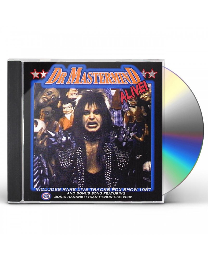 Dr Mastermind PLUS CAPTURED ALIVE CD $9.55 CD