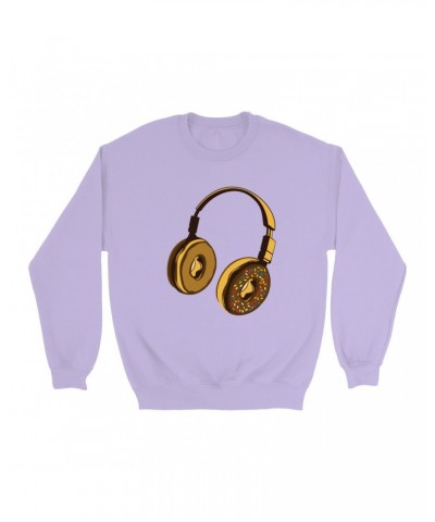 Music Life Colorful Sweatshirt | Delicious Donut Beats Sweatshirt $6.99 Sweatshirts