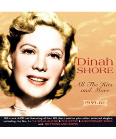 Dinah Shore CD - All The Hits And More 19 39-60 $17.42 CD