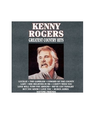 Kenny Rogers GREATEST COUNTRY HITS CD $16.49 CD