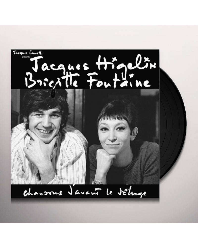 Brigitte Fontaine & Jacques Higelin CHANSONS D AVANT LE DELUGE Vinyl Record $5.84 Vinyl