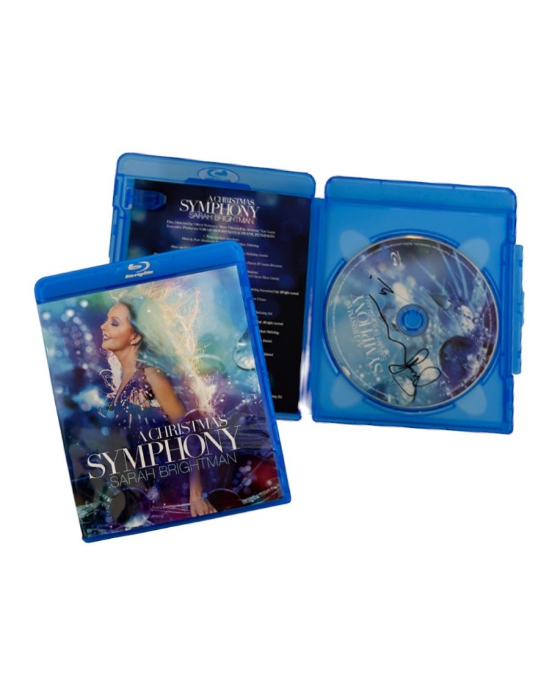 Sarah Brightman AUTOGRAPHED Sarah Brightman A Christmas Symphony - Blu Ray $11.92 Videos