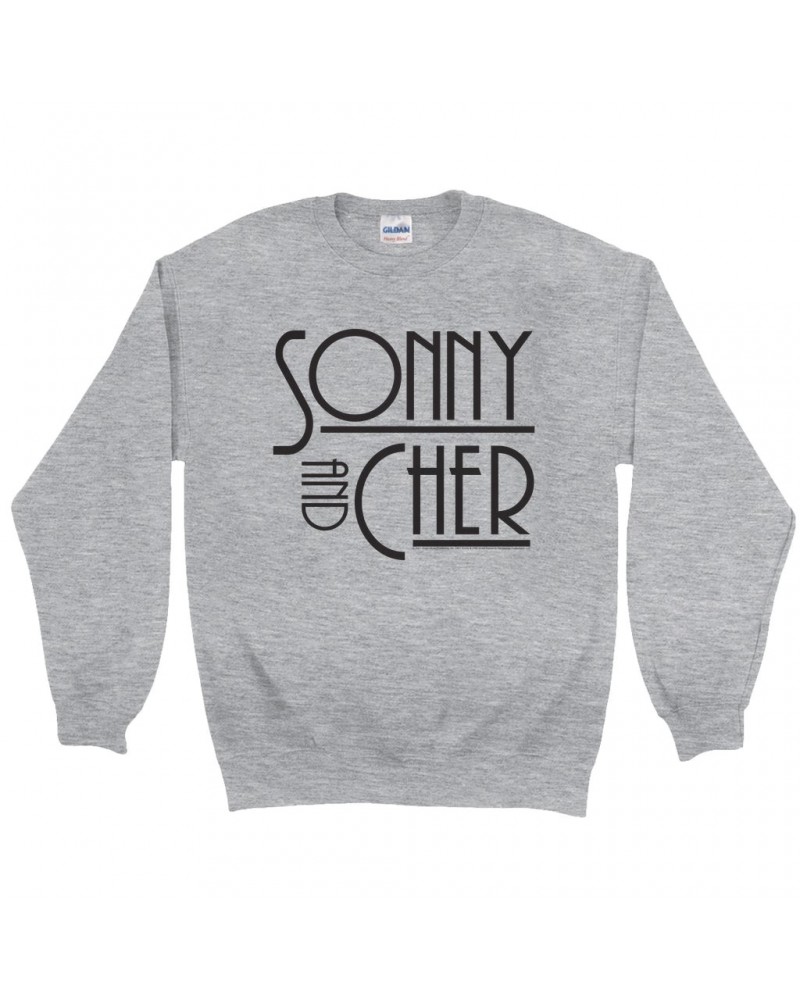 Sonny & Cher Sweatshirt | Mod TV Show Logo Sweatshirt $7.70 Sweatshirts