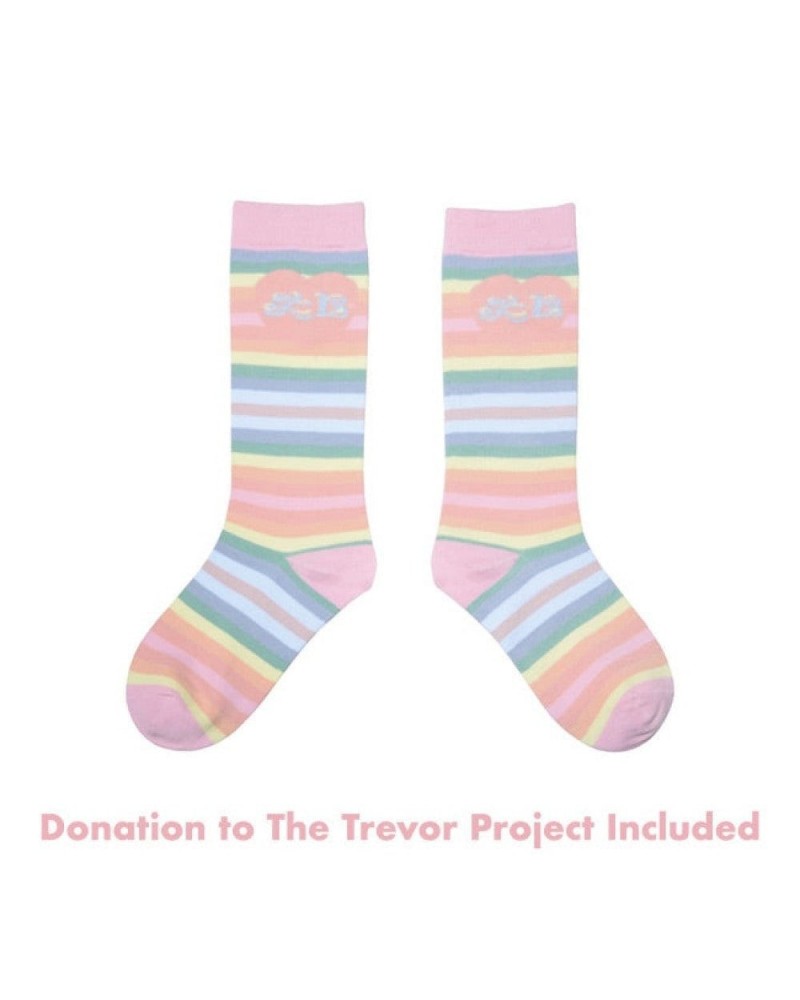 Melanie Martinez K-12 Rainbow Socks $8.18 Footware