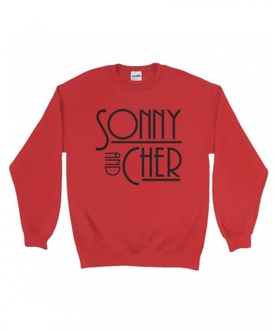 Sonny & Cher Sweatshirt | Mod TV Show Logo Sweatshirt $7.70 Sweatshirts