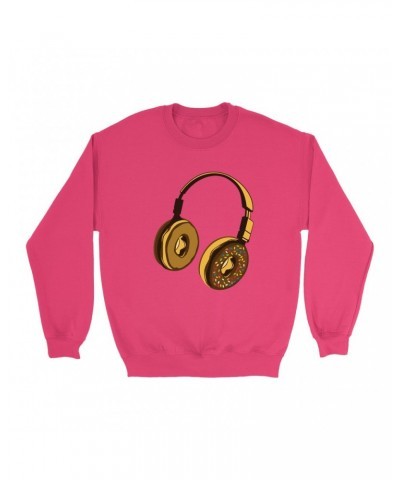 Music Life Colorful Sweatshirt | Delicious Donut Beats Sweatshirt $6.99 Sweatshirts