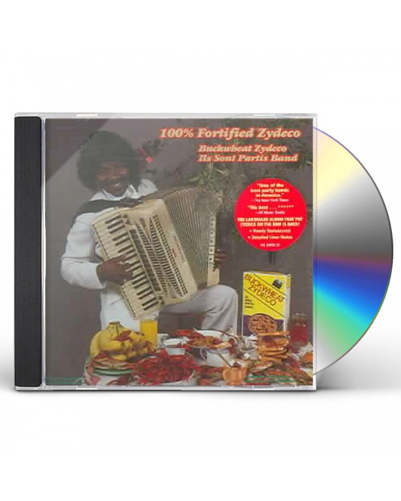 Buckwheat Zydeco 100% FORTIFIED ZYDECO CD $16.68 CD