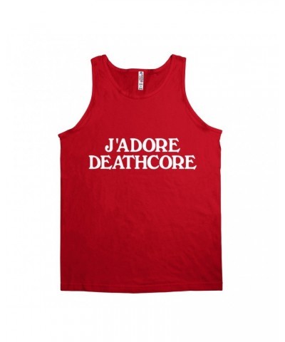 Music Life Unisex Tank Top | J'Adore Deathcore Shirt $12.68 Shirts