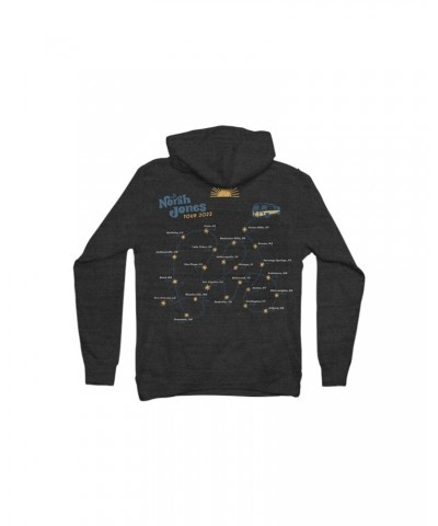 Norah Jones Tour Itin Zip Hoodie $9.04 Sweatshirts