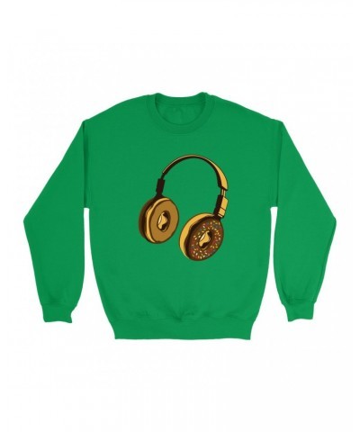 Music Life Colorful Sweatshirt | Delicious Donut Beats Sweatshirt $6.99 Sweatshirts