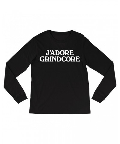 Music Life Long Sleeve Shirt | J'Adore Grindcore Shirt $10.11 Shirts