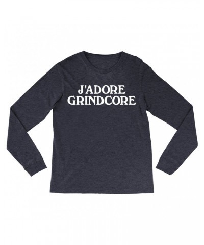 Music Life Long Sleeve Shirt | J'Adore Grindcore Shirt $10.11 Shirts