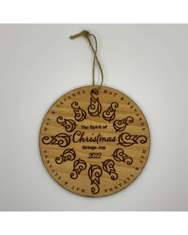 Mat and Savanna Shaw 2022 Christmas Ornament [HANDMADE] $6.99 Decor