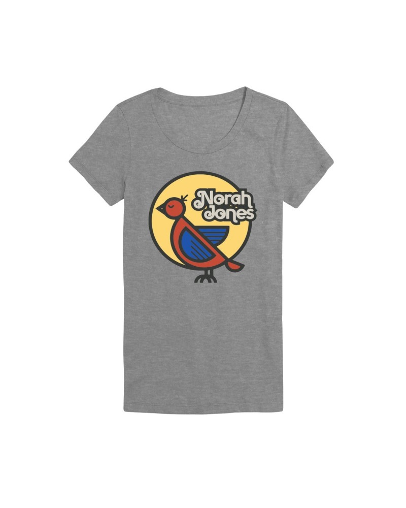 Norah Jones Bird Womens Heather Grey Tee $5.73 Shirts