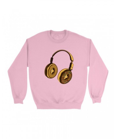 Music Life Colorful Sweatshirt | Delicious Donut Beats Sweatshirt $6.99 Sweatshirts