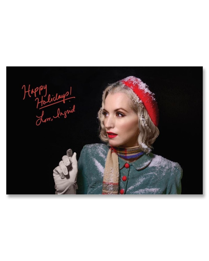 Ingrid Michaelson Happy Holidays Poster $11.82 Decor