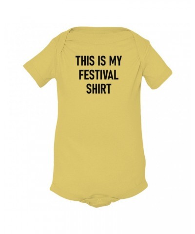 Music Life Baby Onesie | This Is My Festival Onesie $5.11 Kids