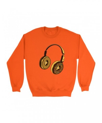 Music Life Colorful Sweatshirt | Delicious Donut Beats Sweatshirt $6.99 Sweatshirts