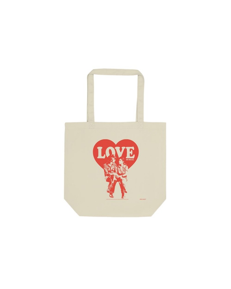 John Lennon Love is Real Tote $13.25 Bags