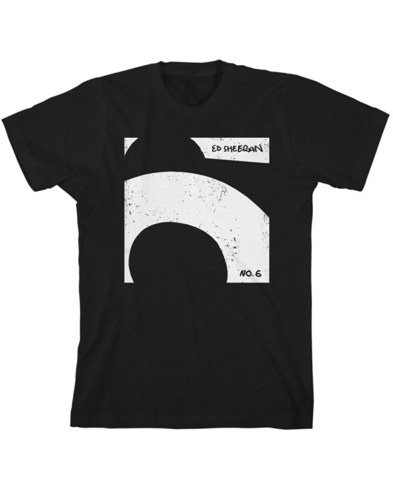 Ed Sheeran No.6 Collaborations Project Pop Up Album Black T-Shirt $10.70 Shirts