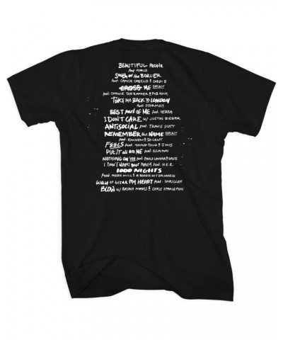 Ed Sheeran No.6 Collaborations Project Pop Up Album Black T-Shirt $10.70 Shirts