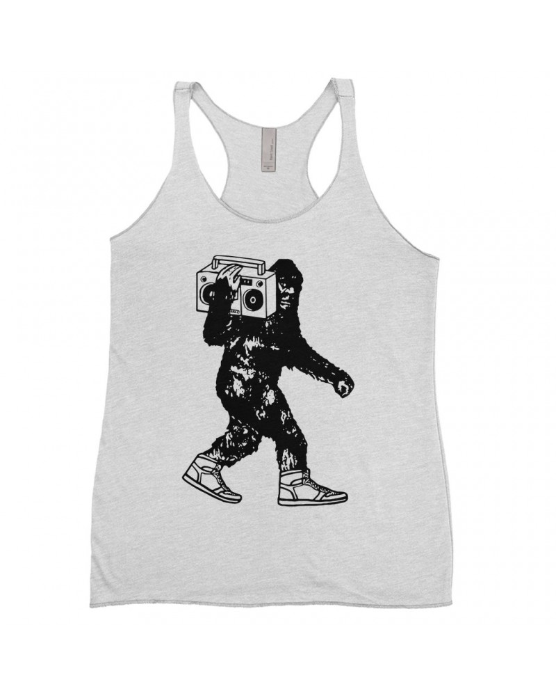 Music Life Ladies' Tank Top | Bigfoot Boombox Shirt $8.45 Shirts