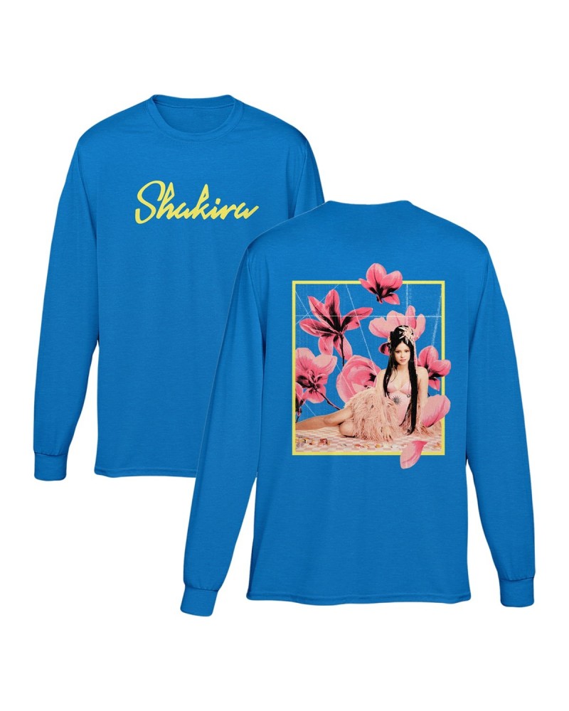 Shakira Blossom Long Sleeve - Sapphire $6.71 Shirts