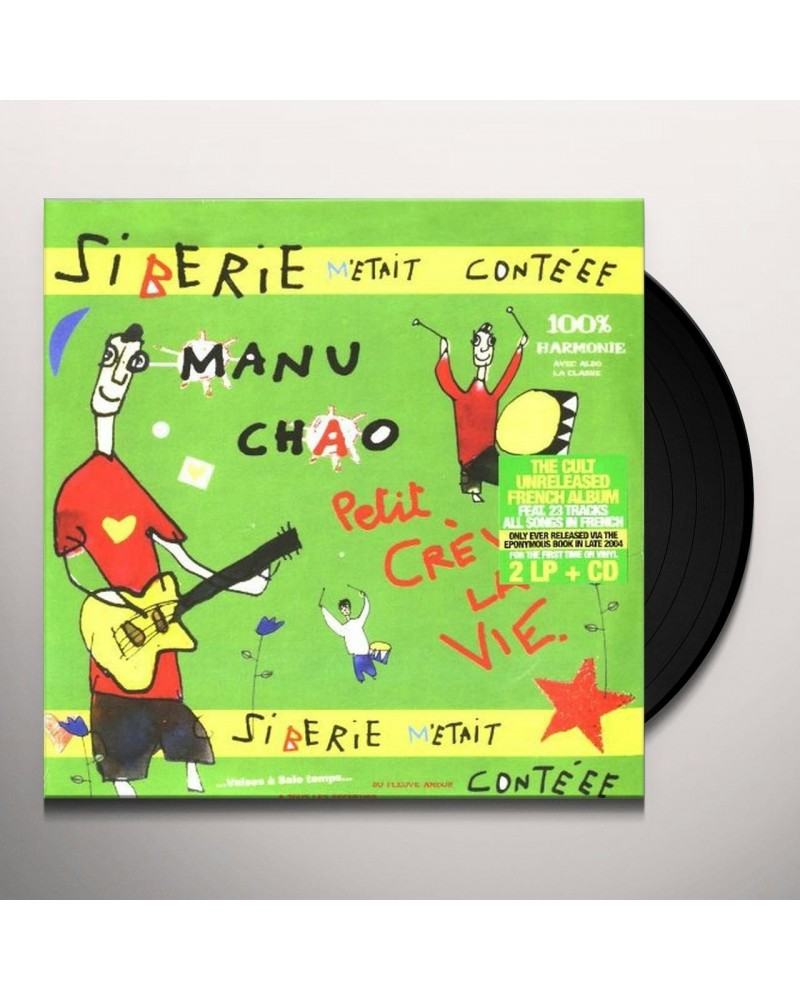 Manu Chao SIBERIE M'ETAIT CONTEEE Vinyl Record $6.08 Vinyl