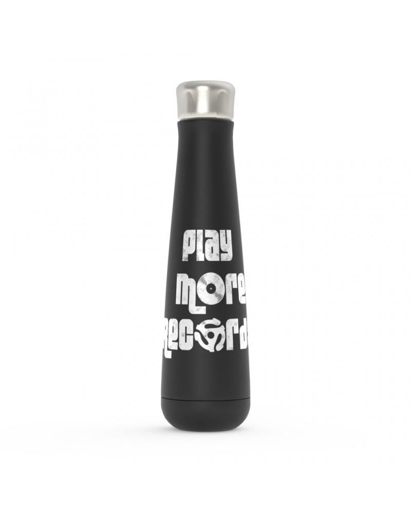 Music Life Water Bottle | Play More Records Water Bottle $14.03 Drinkware