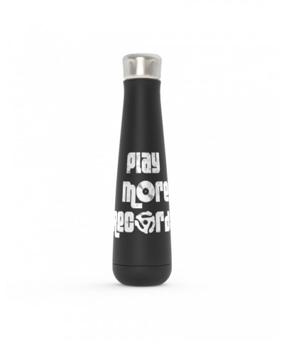 Music Life Water Bottle | Play More Records Water Bottle $14.03 Drinkware