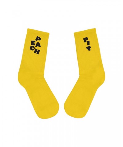 Peach Pit Crew Socks $5.55 Footware