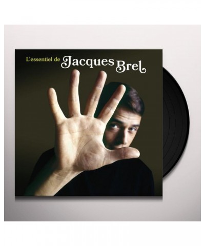 Jacques Brel L'ESSENTIEL DE JACQUES BREL Vinyl Record $1.07 Vinyl