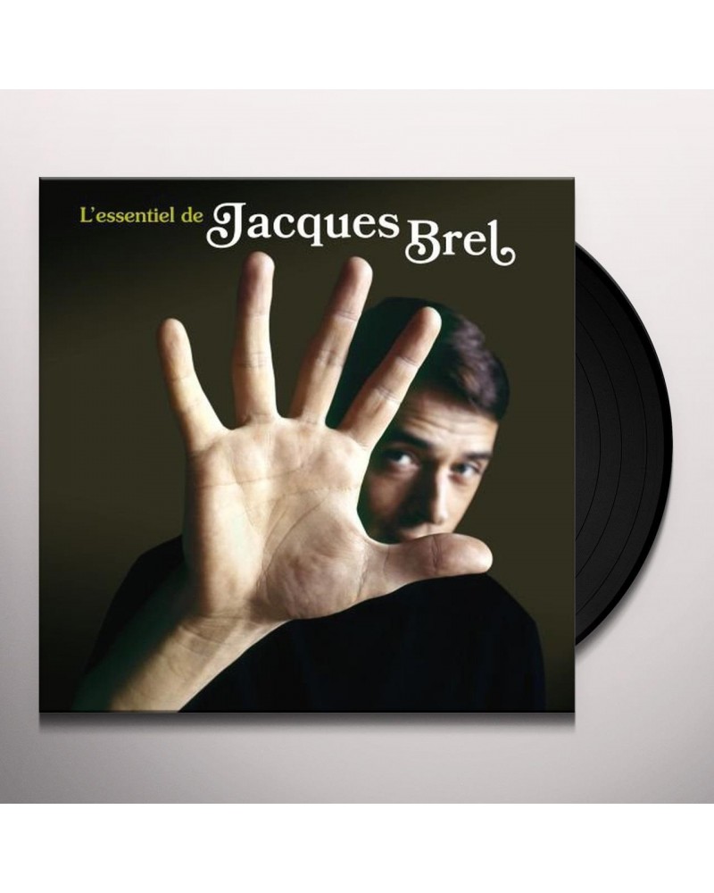 Jacques Brel L'ESSENTIEL DE JACQUES BREL Vinyl Record $1.07 Vinyl