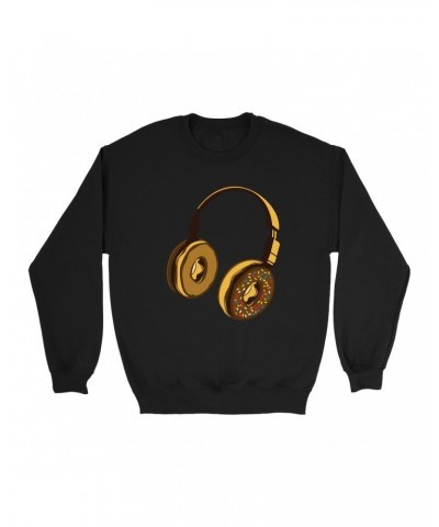 Music Life Sweatshirt | Delicious Donut Beats Sweatshirt $8.22 Sweatshirts