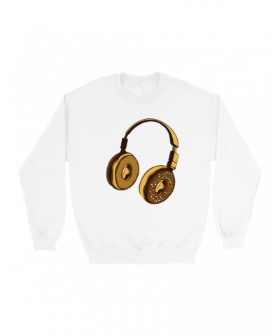 Music Life Sweatshirt | Delicious Donut Beats Sweatshirt $8.22 Sweatshirts