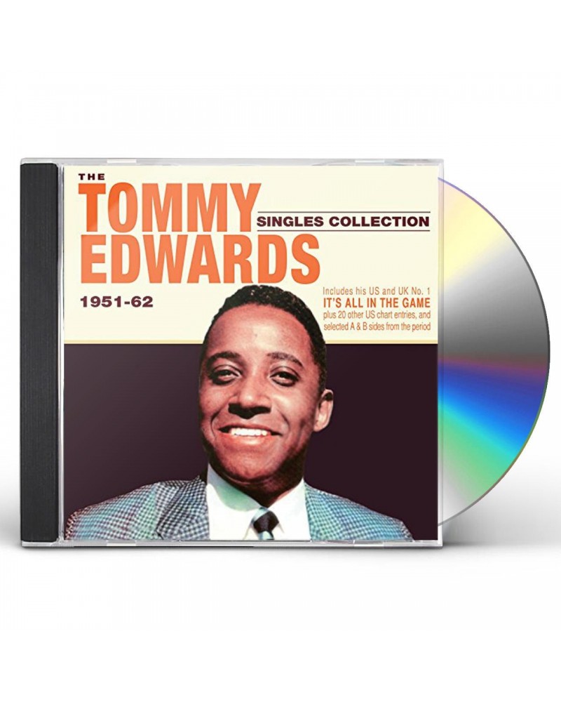 Tommy Edwards SINGLES COLLECTION 1951-62 CD $5.99 CD