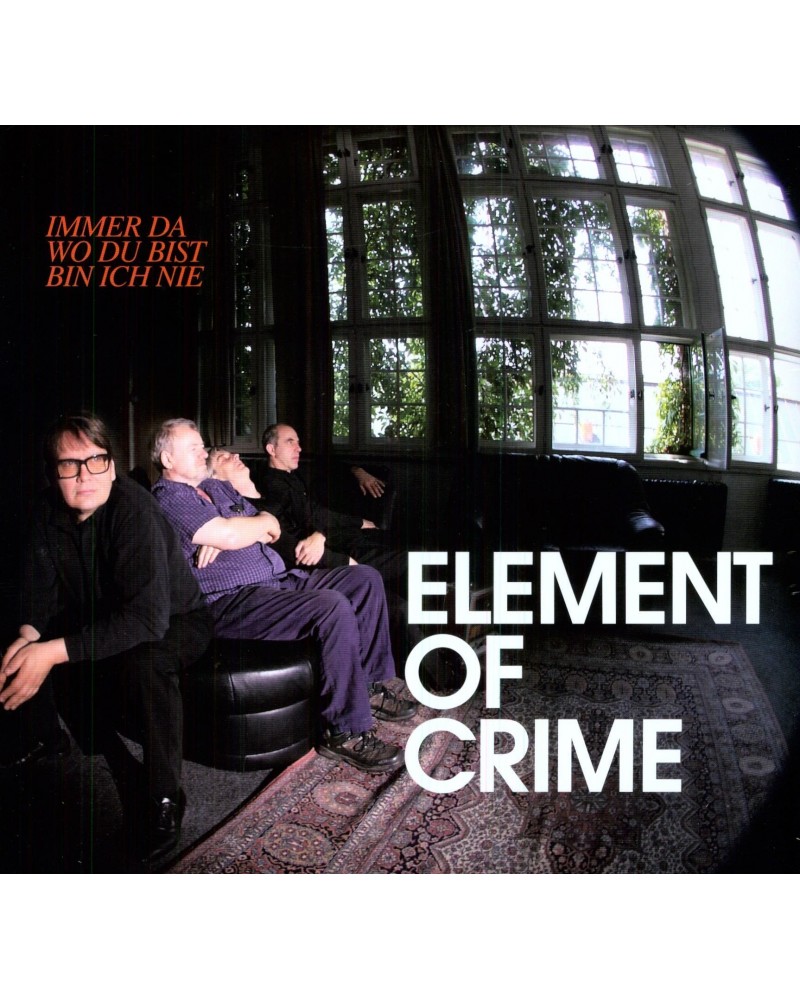 Element Of Crime Immer da wo du bist bin ich nie Vinyl Record $24.31 Vinyl