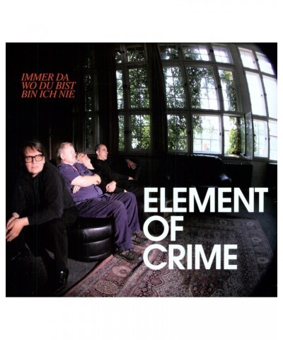 Element Of Crime Immer da wo du bist bin ich nie Vinyl Record $24.31 Vinyl