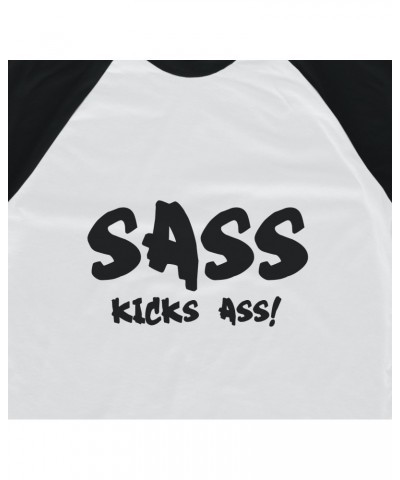 Sass Jordan Sass Kicks Ass! Raglan $7.30 Shirts