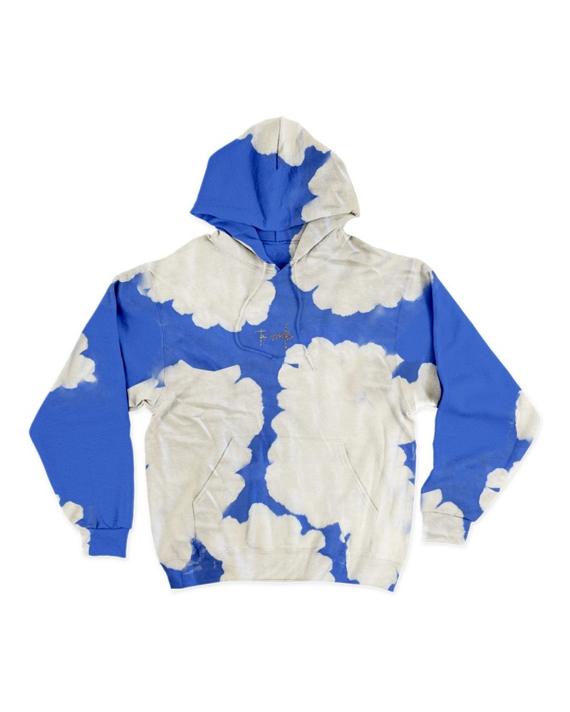 Tai Verdes Embroidered Cloud Dye Hoodie $9.22 Sweatshirts